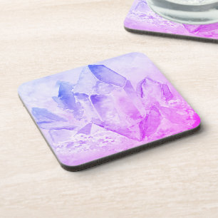*~* Cheerful Fun Amethyst Chakra Crystal Onderzetter