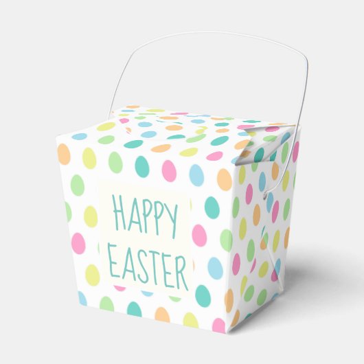 Cheerful Happy Paast Pastel Colorful Bedankdoosjes (Voorkant Zijde)