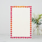 Cheerful Hearts Stationery Briefpapier (Staand voorkant)