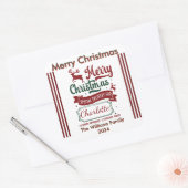 Cheerful Holiday Spirit Sticker (Enveloppe)