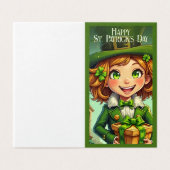 Cheerful Leprechaun - Saint Patrick's Day Lucky Ch (Outside Unfolded)