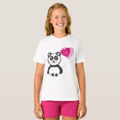 Cheerful Panda T-shirt (Voorkant volledig)