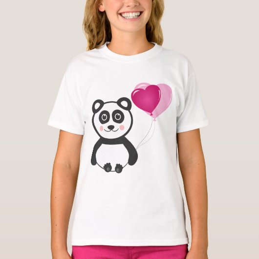 Cheerful Panda T-shirt (Voorkant)