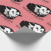 Cheerful Possum Wrapping Paper Cadeaupapier (Hoek)