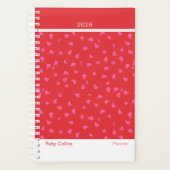 Cheerful Red Floral Modern (Devant)