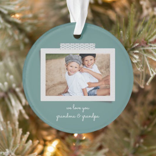 Cheerful Sentiments Snapshot Ornament (Boom)