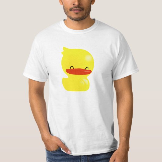 Cheerful Smiling Ducky T-Shirt (Voorkant)