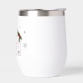 Cheerful Snowman Christmas New Year Greetings  (Gauche)