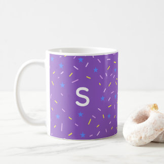 Cheerful Sprinkle Initial Mug