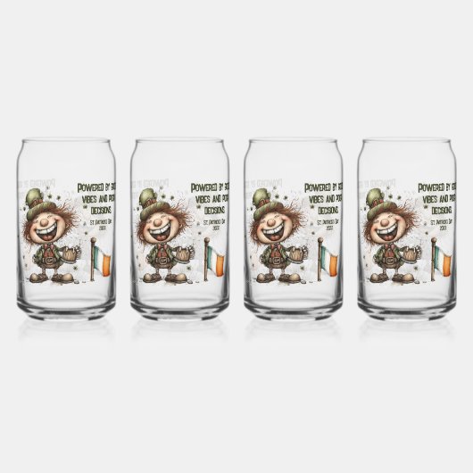Cheerful St. Patrick’s Day Leprechaun Art (Recto)
