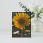 Cheerful Sunflower Briefkaart (Staand voorkant)