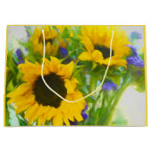 Cheerful Sunflower Groot Cadeauzakje (Voorkant)