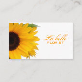 Cheerful Sunflower Visitekaartje (Voorkant)