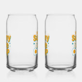 Cheerful "Sunny Side Up" with Egg and Sun Blikvorm Glas (Rechts)