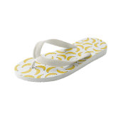  Cheerful Yellow Banana Pattern Fruit Bananas Kinder Teenslippers (Schuin)