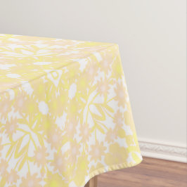 Cheerful Yellow Garden Floral Tablecloth Tafelkleed