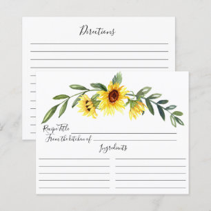 Cheerful Yellow Sunflower Vrijgezellenfeest Recipe