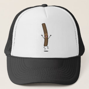 Cheering Jumping Churro Trucker Pet