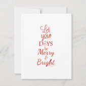 Cheerio Het is kerstsnuithond Feestdagenkaart (Achterkant)