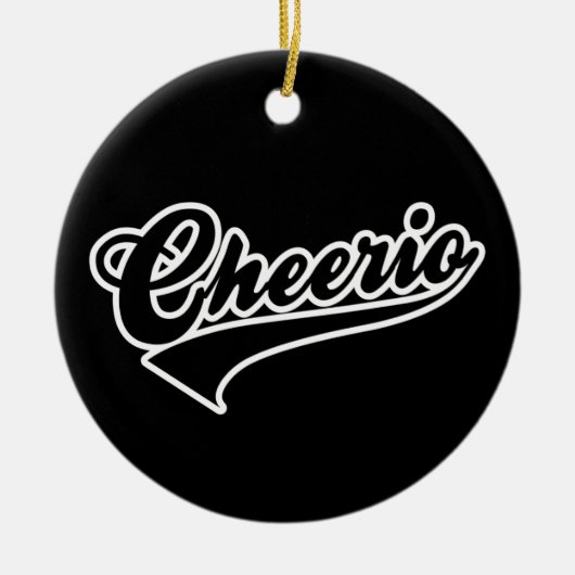 Cheerio Keramisch Ornament (Voorkant)
