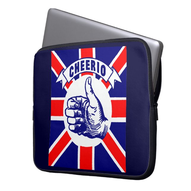  Cheerio Laptop Sleeve (Voorkant Links)