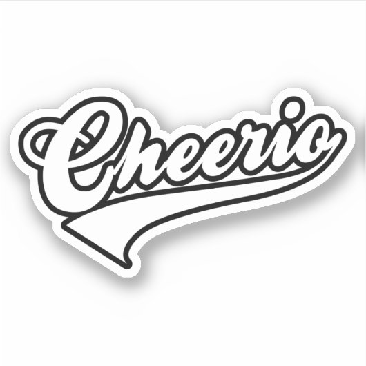 Cheerio Sticker (Voorkant)