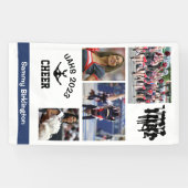 Cheerlead Class of 2023 4 Foto School Name Spandoek (Horizontaal)