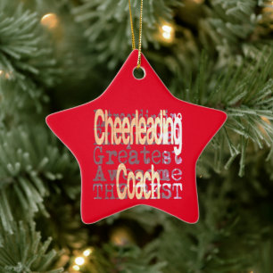 Cheerlead Coach Extraordinaire Keramisch Ornament