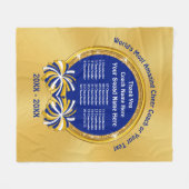 Cheerlead Coach Gift ideeën, ALLE Cheerleaders Fleece Deken (Voorkant (Horizontaal))