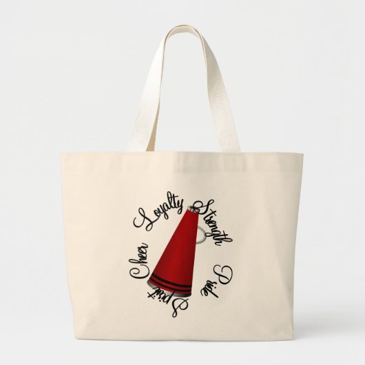 Cheerlead Grote Tote Bag (Voorkant)