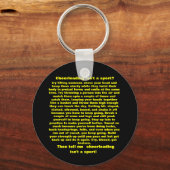 Cheerlead is een sport sleutelhanger (Voorkant)