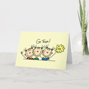 Cheerlead Squad T-shirts en cadeautjes Kaart