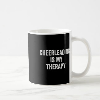 Cheerleaden Is Mijn Therapie Grappige Zin Cheerlea Koffiemok