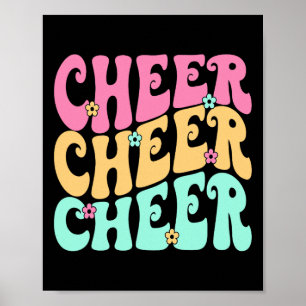 Cheerleaden voor Cheerleader Team Meisje Tiener Ch Poster