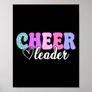 Cheerleaden voor cheerleaderteam meisje tiener che poster