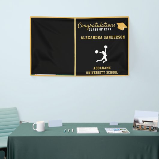 Cheerleader afstuderen banner (Beurs)