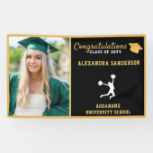 Cheerleader afstuderen banner (Horizontaal)