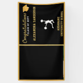Cheerleader afstuderen banner (Verticaal)