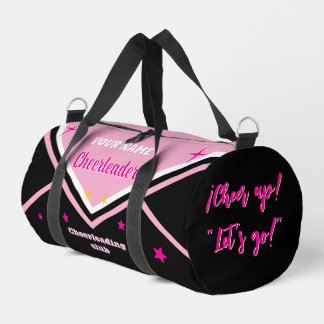 cheerleader bag, personalize pink, white & black  plunjezak