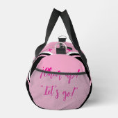 cheerleader bag, personalize pink, white & black plunjezak (Rechts)