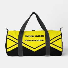 Cheerleader Bag, Yellow Ang Black Cheers Tassen