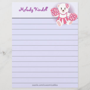 Cheerleader Beer Letterhead
