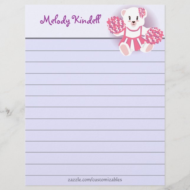 Cheerleader Beer Letterhead (Voorkant)