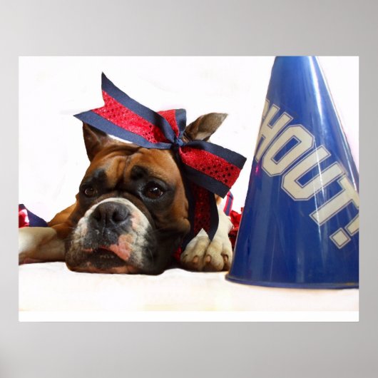 Cheerleader boxer poster (Voorkant)