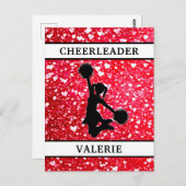 Cheerleader Briefkaart (Voorkant / Achterkant)