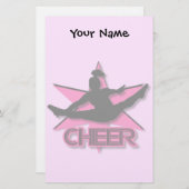 Cheerleader Briefpapier (Voorkant / Achterkant)