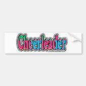 Cheerleader Bumpersticker (Voorkant)