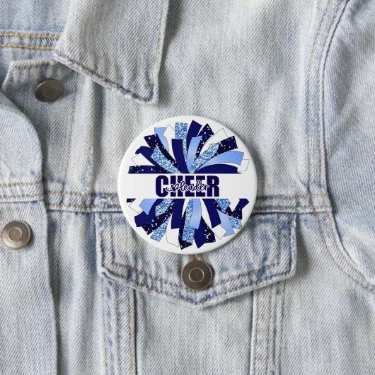 Cheerleader Button Pin (In situ)