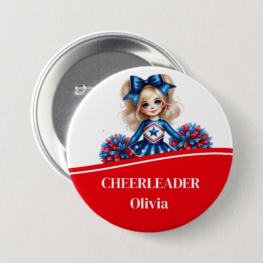 Cheerleader Button Pin (Voorkant /achterkant)