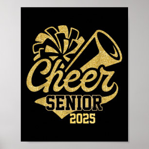 Cheerleader Cheer Afstuderen Gifts Cheer Senior Cl Poster